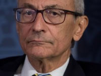 John Podesta, former White House Chief of Staff for US President Bill Clinton, speaks during a panel discussion with Clinton Chiefs of Staff, during Clinton 25, a 25th Anniversary Commemoration Event of Clinton's presidential election, at Georgetown University in Washington, DC, November 6, 2017. / AFP PHOTO / SAUL LOEB …