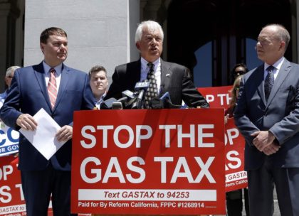 Repeal gas tax Proposition 6 (Rich Pedroncelli / Associated Press)
