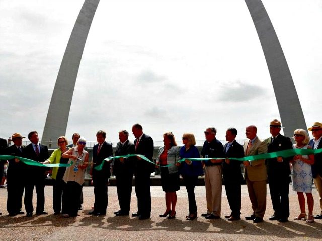 FILE - In this July 3, 2018, file photo, Susan Saarinen, daughter of Gateway Arch architec