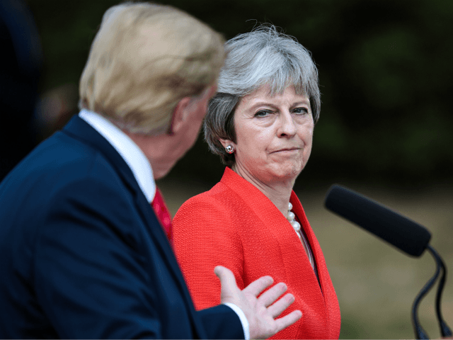 May Says Trump Told Her To SUE The EU, President Says It's Still Not ...