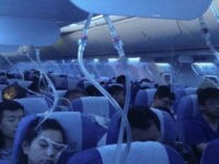 air-china-cabin-pressure-weibo Passengers aboard Air China flight CA106 from Hong Kong on Tuesday night found themselves plunging 25,000 feet in ten minutes because their co-pilot was smoking an e-cigarette in the cockpit and hit the wrong switch when he attempted to keep the vapors from wafting into the passenger area.