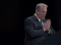 Former Vice President Al Gore gestures as he speaks during an event, Friday, March 9, 2018, in New York. Former Vice President Al Gore and New York Gov. Andrew Cuomo are speaking out against the Trump administration's plans to open up new areas to offshore drilling. (AP Photo/Mary Altaffer)