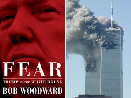 The cover of Bob Woodward's book "Fear: Trump in the White House," which Simon and Schuster will publish on the anniversary of the 9/11 terror attacks.