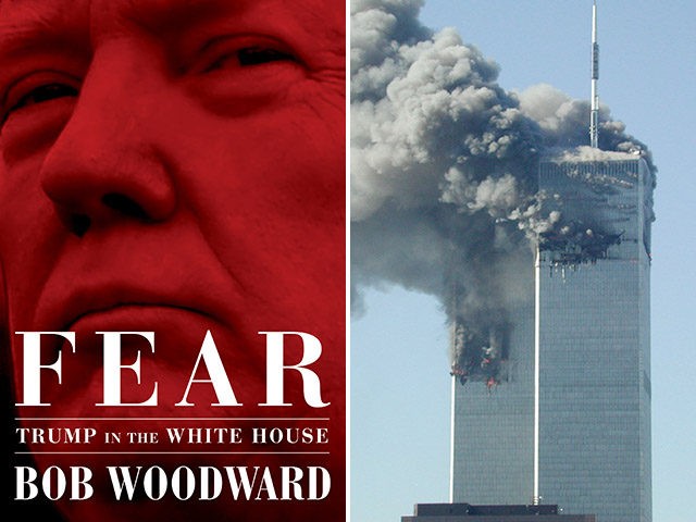 The cover of Bob Woodward's book "Fear: Trump in the White House," which Simon and Schuste
