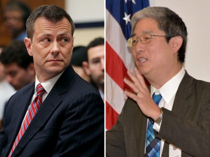 Bruce Ohr (L) and Peter Strzok (R).
