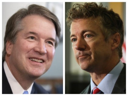 Brett Kavanaugh and Sen. Rand Paul combo photo