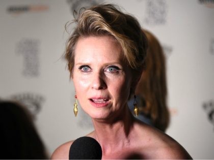 Cynthia Nixon attends ‘The Only Living Boy In New York’ New York Premiere at The Museum of Modern Art on August 7, 2017 in New York City. (Photo by Theo Wargo/Getty Images)