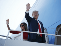 donald trump President Donald Trump and first lady Melania Trump board Air Force One, Tuesday, July 10, 2018, at Andrew Air Force Base, Md. Trump is traveling on a weeklong trip to Europe on a four-nation tour, with stops in Belgium, England, Scotland and Finland. (AP Photo/Pablo Martinez Monsivais)