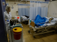 druze wounded A Syrian patient, who was wounded in the ongoing violence in Syria, receives treatment at the Galilee Medical Center in the northern Israeli city of Nahariya on October 26, 2017. Israel does not take in refugees from the war in Syria, but its army says that since 2013, it has …