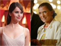 Felicity Jones and Ruth Bader Ginsburg (2003)