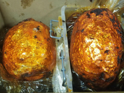 A woman faces federal narcotics smuggling charges after authorities say they found nearly 10 pounds of heroin worth about $300,000 hidden in packages that looked almost like cooked chickens at JFK Airport.