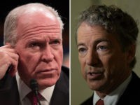 john-brennan-rand-paul-getty Former CIA Director John Brennan and Sen. Rand Paul (R-KY).