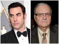 sacha-baron-cohen-joe-arpaio-getty Cohen: HOLLYWOOD, CA - FEBRUARY 28: Actor Sacha Baron Cohen attends the 88th Annual Academy Awards at Hollywood & Highland Center on February 28, 2016 in Hollywood, California. (Photo by Ethan Miller/Getty Images) Arpaio: PHOENIX, ARIZONA - APRIL 09: Sheriff Joe Arpaio attends Muhammad Ali's Celebrity Fight Night XXII at …