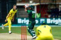 Pakistan's Hussain Talat, along with Fakhar Zaman, put up a rapid 72-run stand against Australia in Harare