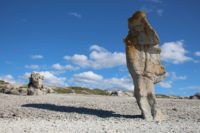 A small island in the Baltic Sea, Faro's coastline is strewn with distinctly-shaped limestone rocks