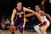Lonzo Ball sprained a ligament in his left knee in January and near the end of the NBA season suffered a contusion in the same knee that saw him miss several games