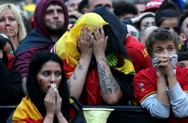Brussels metro blares French World Cup anthem after defeat