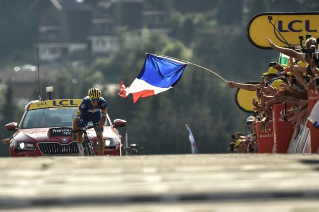 Alaphilippe claims maiden stage, Van Avermaet retains yellow