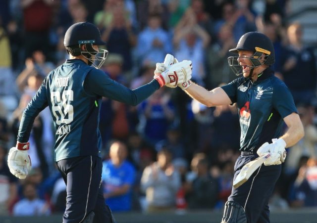 Morgan joy as Root back in the runs - but don't mention the 'mic drop'