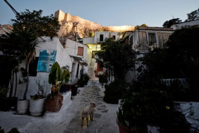 A bit of the Greek islands in the heart of historic Athens
