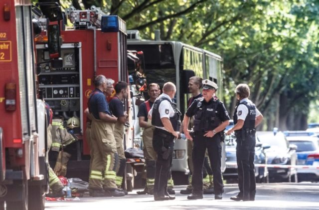 Knife attacker on Germany bus arrested, nine injured
