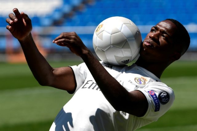 Great expectations as Brazil prodigy Vinicius Jr unveiled by Real Madrid