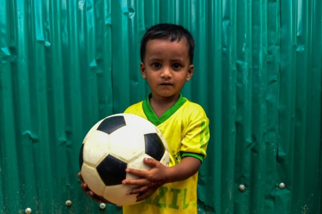 World Cup fever still raging in Rohingya refugee camps