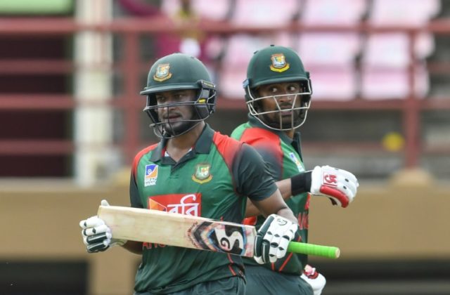 Tamim and Shakib push Bangladesh to respectable total