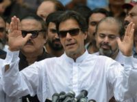 A jubilant Imran Khan has already declared victory in the pivotal Pakistani vote A jubilant Imran Khan has already declared victory in the pivotal Pakistani vote