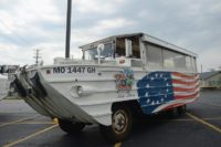 A Ride The Ducks DUKW boat in Branson, Missouri, similar to the one which sank during a sudden storm with the loss of 17 lives