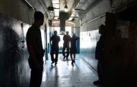 A corridor in one of Ukraine's most notorious prisons, the Lukyanivska facility, where improvements have long been promised but have yet to materialise