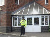 Britain A police officer stands outside Amesbury Baptist Centre where British police have declared a "major incident" after two people were exposed to an unknown substance, in Amesbury, England, Wednesday July 4, 2018. Police have cordoned off various places in the area that were visited by the affected people before falling ill. Public health officials say there is not believed to be a wider risk to public health. (Rod Minchin/PA via AP) British police: 2 people critical near poisoned spy city