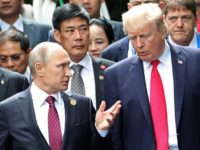 Trump Russia In this Nov. 11, 2017, file photo, U.S. President Donald Trump, right, and Russia's President Vladimir Putin talk during the family photo session at the APEC Summit in Danang. Trump’s persistence in pursuing a bromance with Putin has highlighted a growing disconnect within his administration over Russia policy. While Trump speaks fondly of Putin and a desire for better relations with Moscow, the rest of the executive branch remains highly critical and deeply suspicious of the Russian president and Kremlin intentions (Mikhail Klimentyev, Sputnik, Kremlin Pool Photo via AP, file) Trump pursuit of Putin bromance highlights policy disconnect