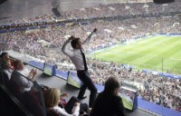 No refuge from politics but France victory a fitting climax