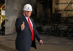 Illinois steel plant workers hospitalized after Trump speech