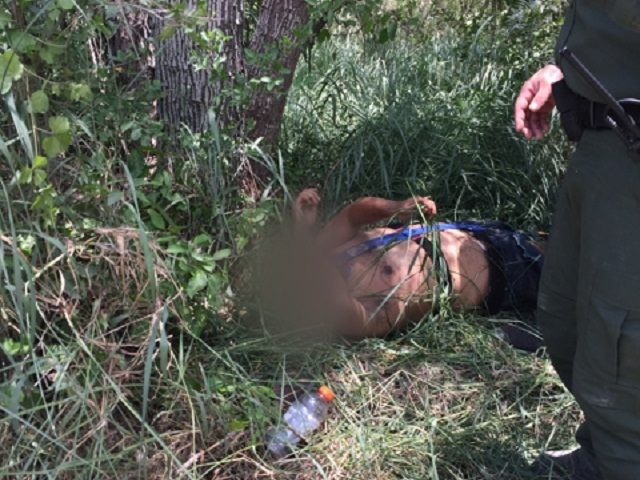 Rio Grande Valley Sector Border Patrol agents rescue an illegal alien who required treatme
