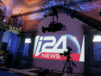 Cameras are pictured during a presentation of I24 News, an international 24-hour news television channel based in Jaffa Port, Tel Aviv, on March 12, 2014 in Paris. The channel was launched eight months ago. AFP PHOTO/FRANCOIS GUILLOT (Photo credit should read FRANCOIS GUILLOT/AFP/Getty Images)