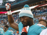 Three Miami Dolphins Protest During the National Anthem
