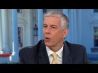 Arne-Duncan-face-nation-screenshot Former Secretary of Education Arne Duncan sat down for an interview with Face the Nation's Margaret Brennan, discussing his new book, "How Schools Work," in which he wrote that the American education system "runs on lies."