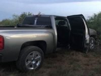 Border Patrol - Vehicle-Assault The driver of this pickup truck allegedly nearly struck a Border Patrol agent during a suspected human smuggling event in the Laredo Sector.