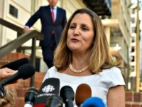 Canadian Freeland Getty August 28 2018 in Washington DC Freeland