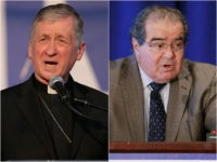 Cardinal-Blase-Cupich-Justice-Antonin-Scalia-Getty Chicago Cardinal Blase Cupich and Justice Antonin Scalia (2014)