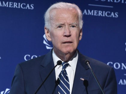 BOGOTA, COLOMBIA - JULY 17: Joe Biden, Former Vice president of the United States speaks a