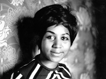 American soul singer Aretha Franklin, a star on the Atlantic record label. (Photo by Expre