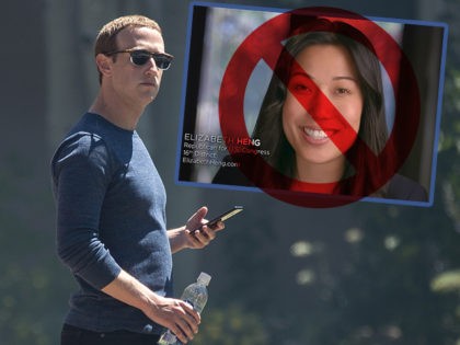 Mark Zuckerberg and Facebook ban ad by congressional candidate Elizabeth Heng