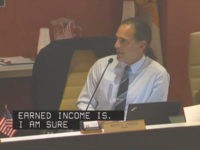 Hallandale-Beach-Florida-Mayor-Keith-London-screenshot Hallandale Beach Mayor Keith London made the crude remarks to Commissioner Anabelle Lima-Taub in the middle of a heated budget debate