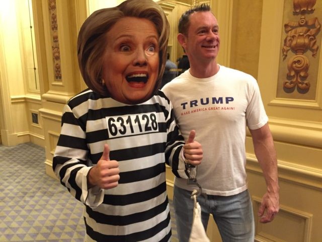 Hillary Clinton - Lock Her Up (Joel Pollak / Breitbart News)