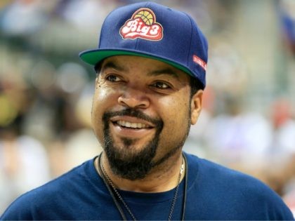 Ice Cube looks on during week six of the BIG3 three on three basketball league at American Airlines Center on July 30, 2017 in Dallas, Texas. (Photo by Ron Jenkins/BIG3/Getty Images)