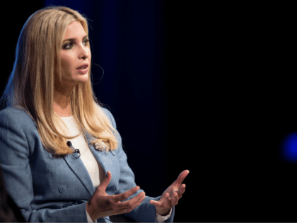 US President Special advisor and daughter Ivanka Trump participates in a conversation on w