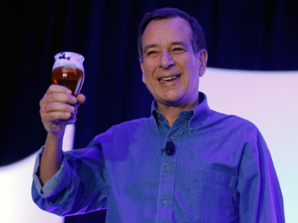 Founder and Chairman of the Boston Beer Co. Jim Koch delivers a keynote address at the 28th annual Nightclub & Bar Convention and Trade Show at the Las Vegas Convention Center on March 19, 2013 in Las Vegas, Nevada. (Photo by Isaac Brekken/Getty Images for Nightclub & Bar Media Group)